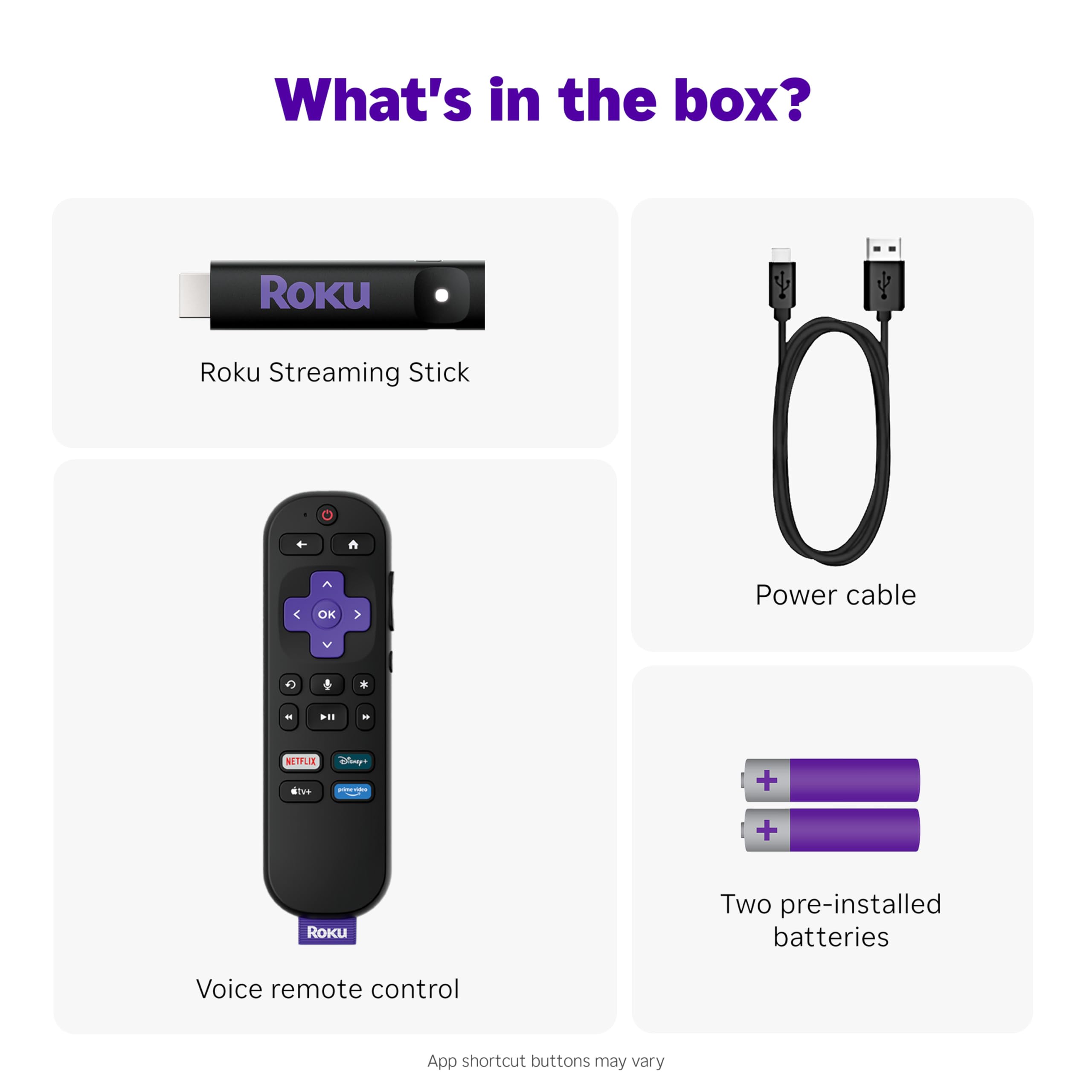 Roku® Streaming Stick™ 2025 – HD Roku Streaming Device for TV with Voice Remote – Free and Live TV — view 10