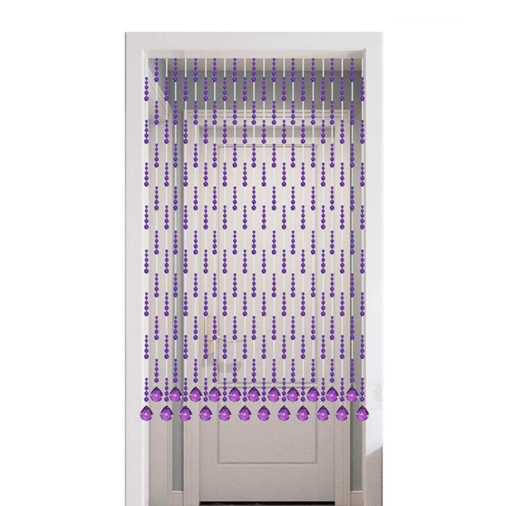 Rideau de chaîne de perles pour une décoration de salon lumineuse et conviviale