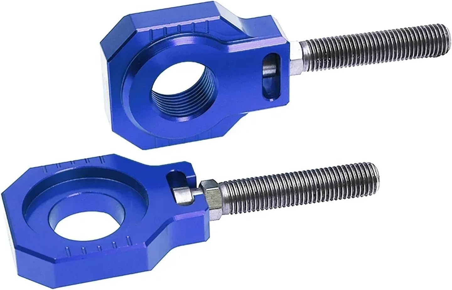 ruixingdianzishangwu Chain Adjuster Regulator Sliders Axle Block Tensioner Compatible With EXCF EXC 525 500 450 400 350 300-125 SX SXS XCW MXC Compatible With Husqvarna(20MM Type B Blue)