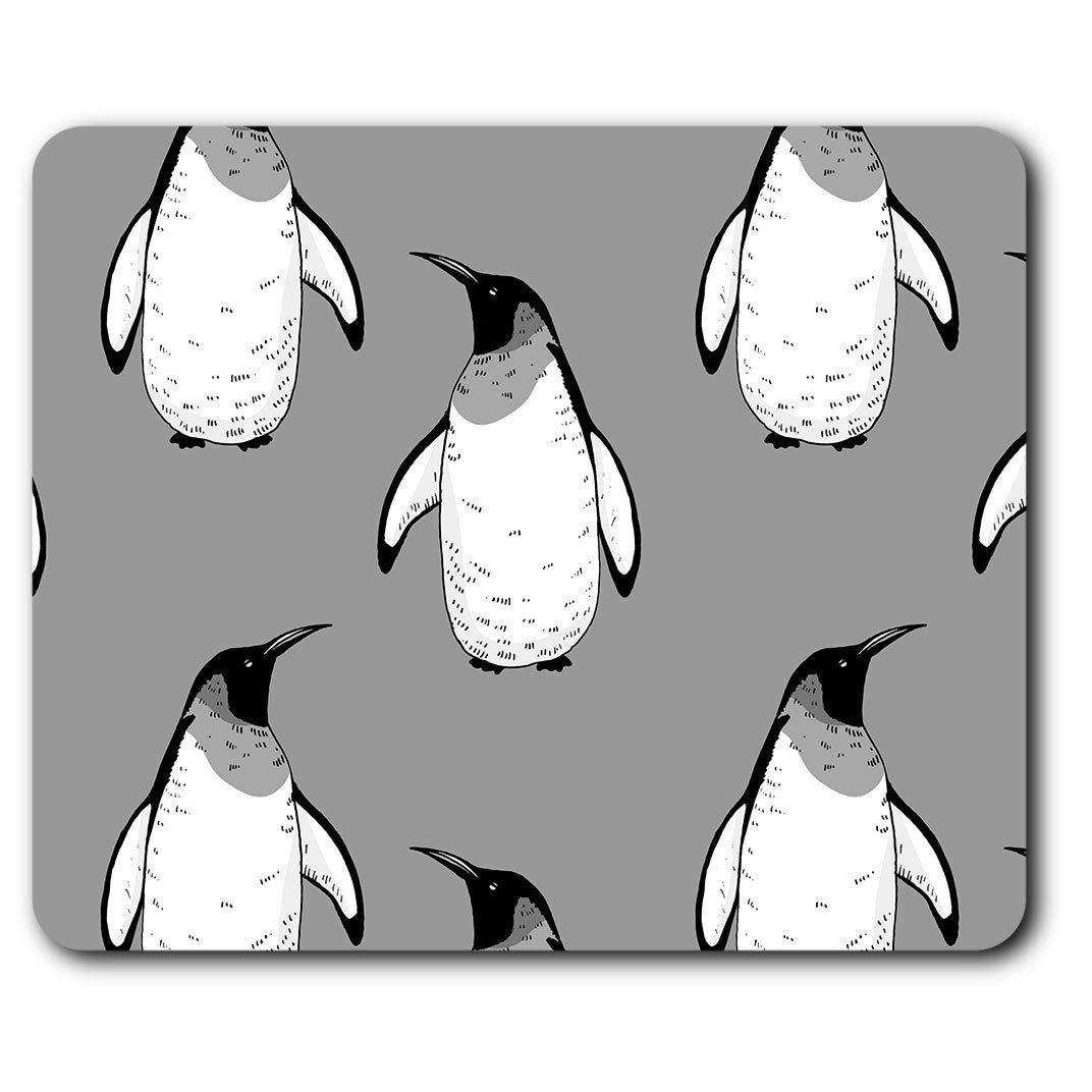 Emperor Penguins Bird Arctic Print Mouse Mat Pad Computer PC Laptop Gaming Office Home Desk Accessory Gadget #35872