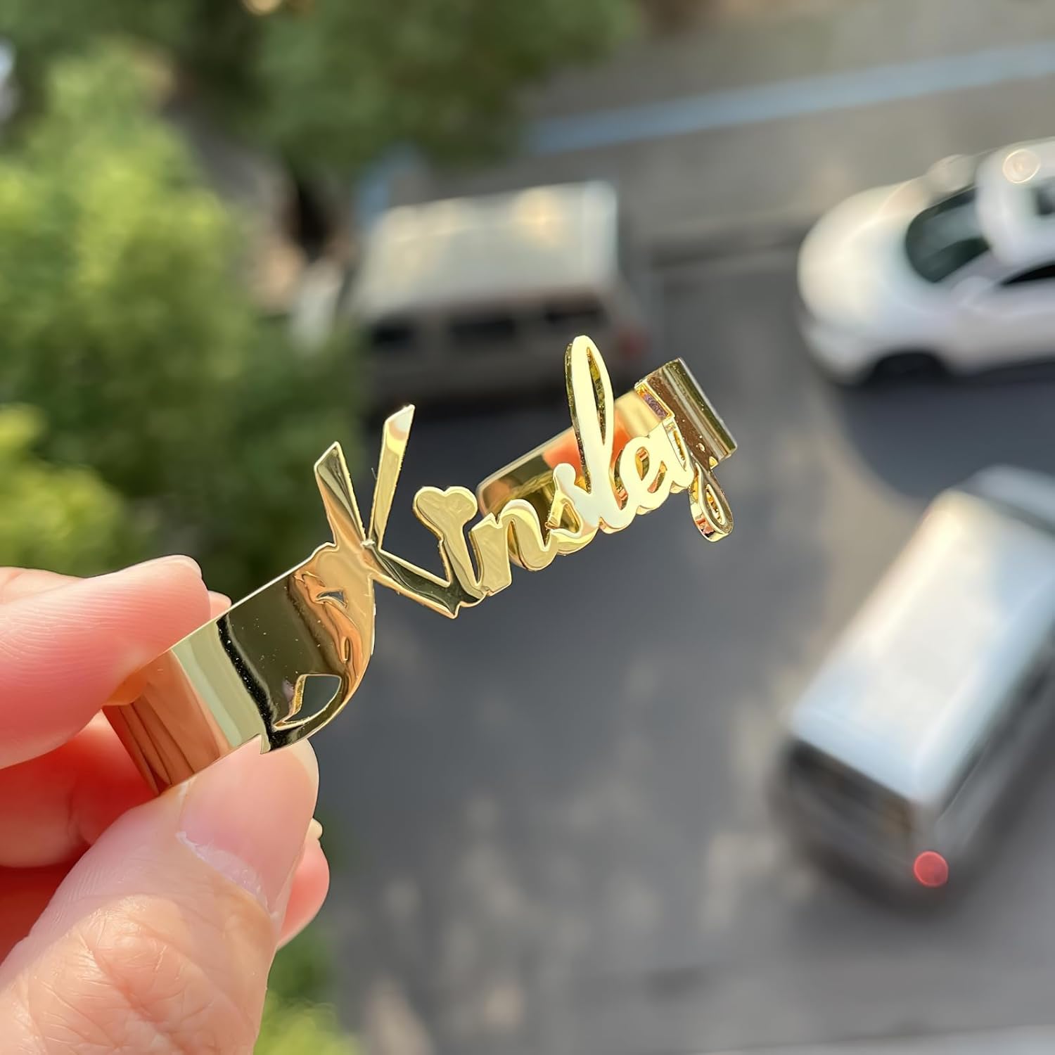 Custom Name Earrings Personalized Bamboo Hoop Earrings 18K Gold Plated Customize Earrings for Women Hip-Hop Fashion Jewelry Gift