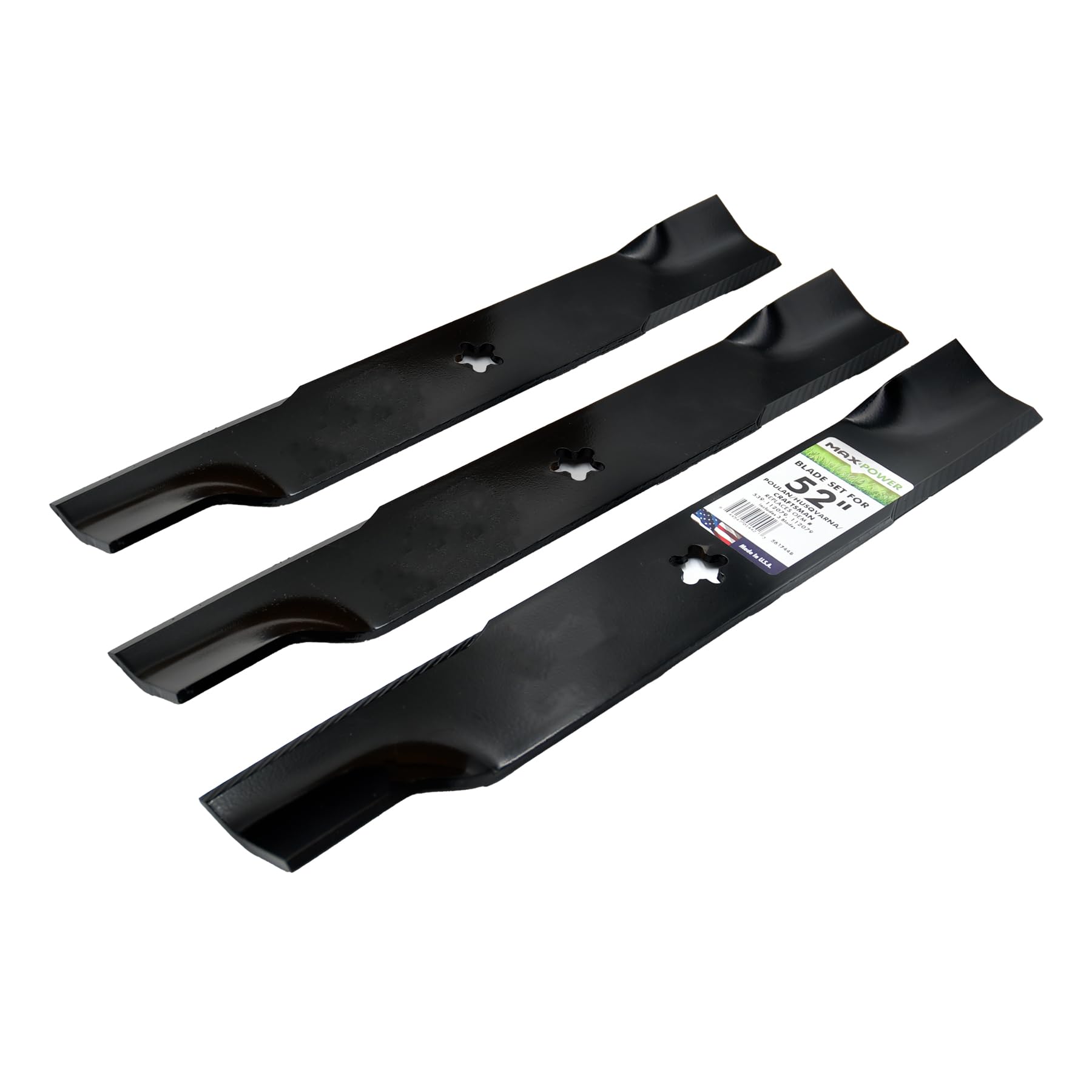 ＳＷＪ-SQRC01 MaxPower 52 in. Lawn Mower Blades for Craftsman, Husqvarna