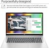 Laptop HP 17.3" FHD IPS, AMD Ryzen 5 7520U Quad Core (Supera a i7-1255U) 8GB DDR5 RAM 512GB SSD, Laptop para Negocios y Estudiantes con IA Copilot Carga Rápida Cámara Web Privada Wifi6 Win11, con Accesorio GM 6
