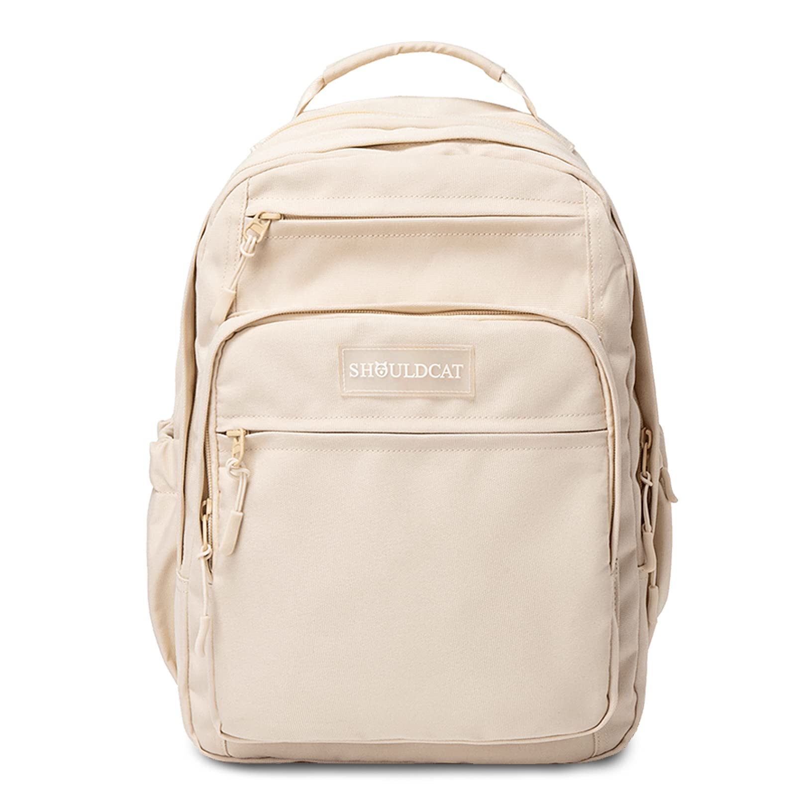 FANDARE Casual Backpack Men Women 15.6 inch Laptop Daypacks School College Bag Rucksack for School Hiking Camping Travel Outdoor Activities Waterproof Polyester Khaki