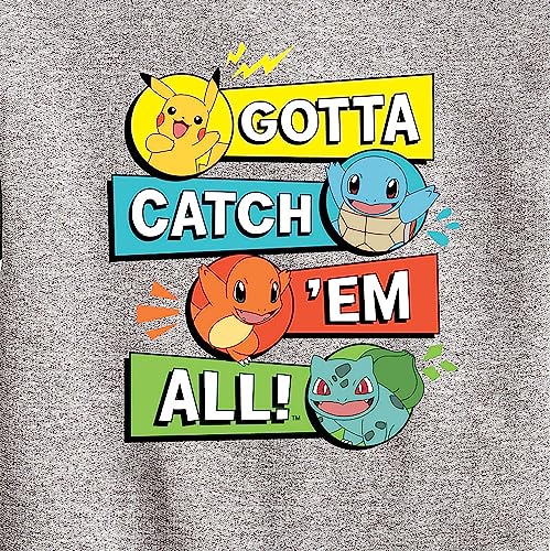 HYBRID APPAREL - Pokémon Kanto Starters - Kids Crewneck Fleece Sweatshirt3