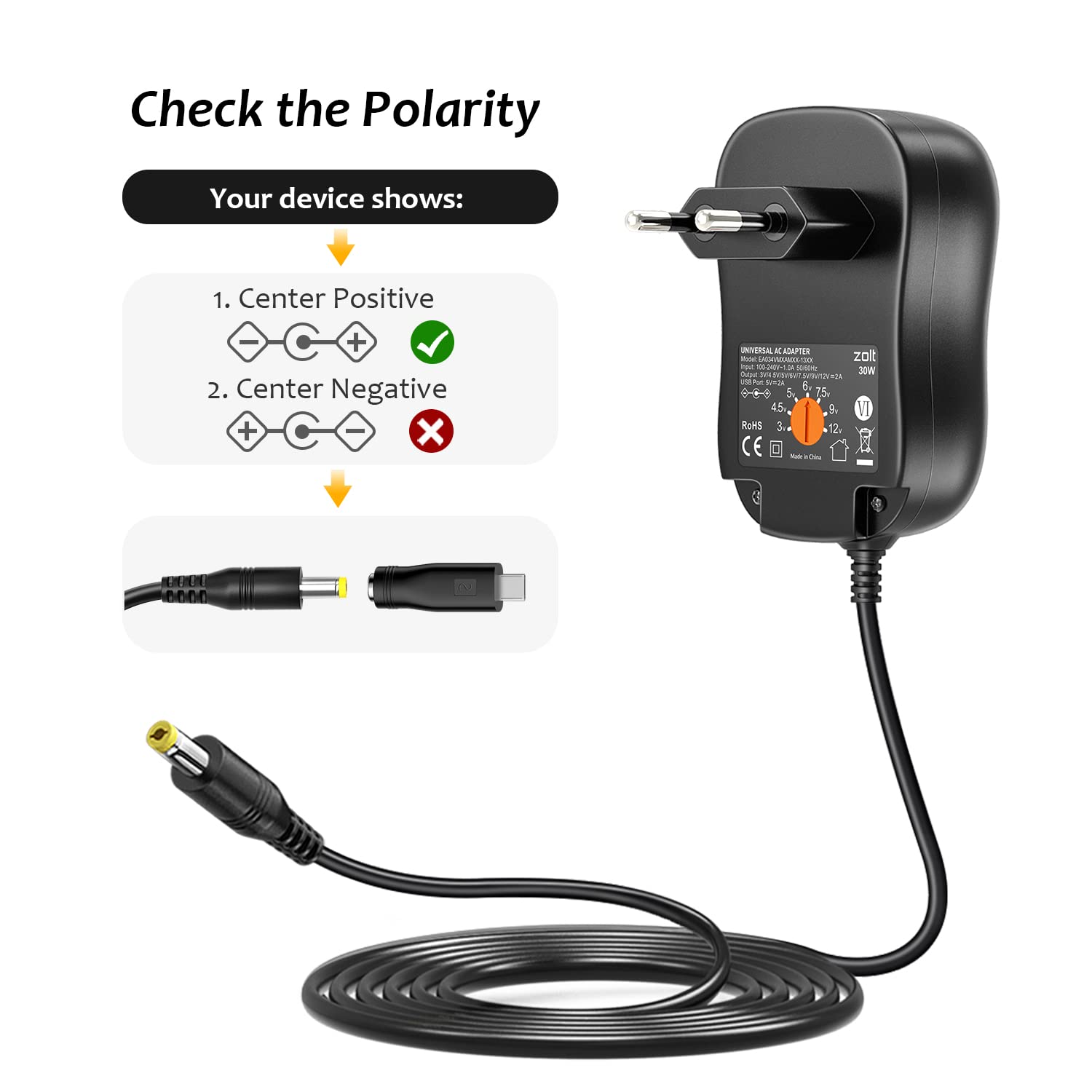 Pack De 2 Alims 5V 2A Micro USB - Parfaits Pour Caméras De Surveillance IPC