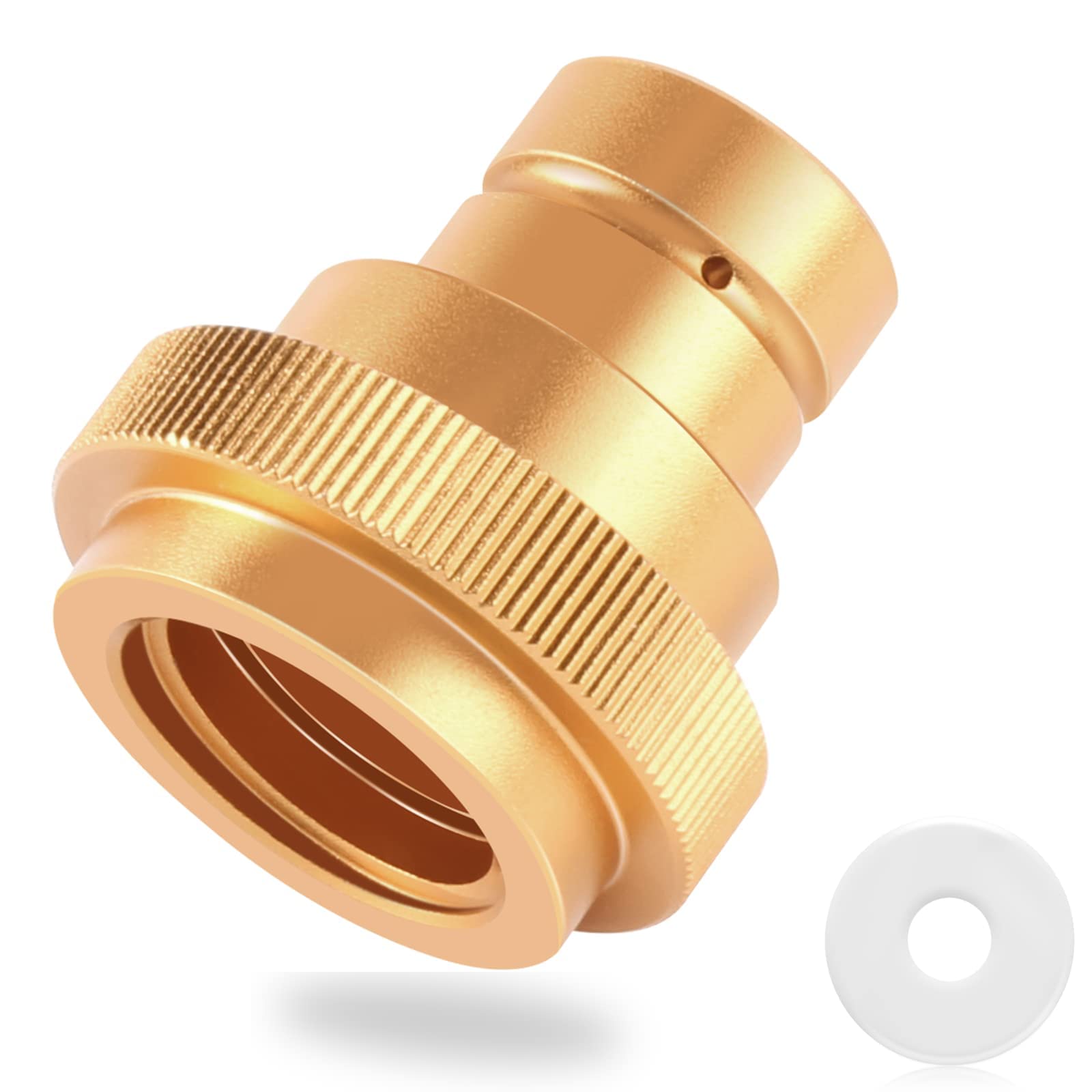 Excefore CO2 Adapter for Soda Water, Compatible with Soda Stream DUO/Terra/Art, Quick Connecting CO2 Cylinder with TR21-4 Male Thread, CO2 Adapter Accessories