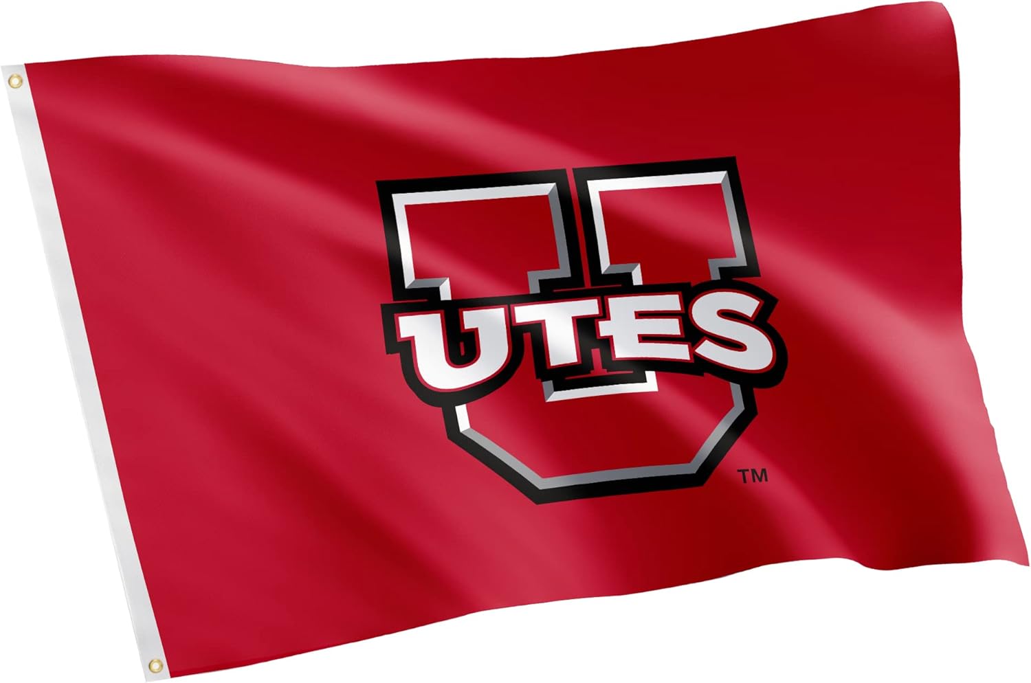 Desert Cactus University of Utah UU Flag - 3 x 5 Feet Utes Banner, Indoor/Outdoor Durable Fabric, 100% Polyester Design (Style 4)