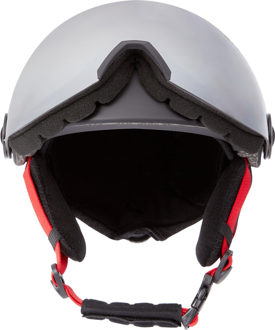 Mckinley Pulse Jr S2 Visor Hs-016 Casques de Ski pour Jeunesse Unisexe Black/Red S