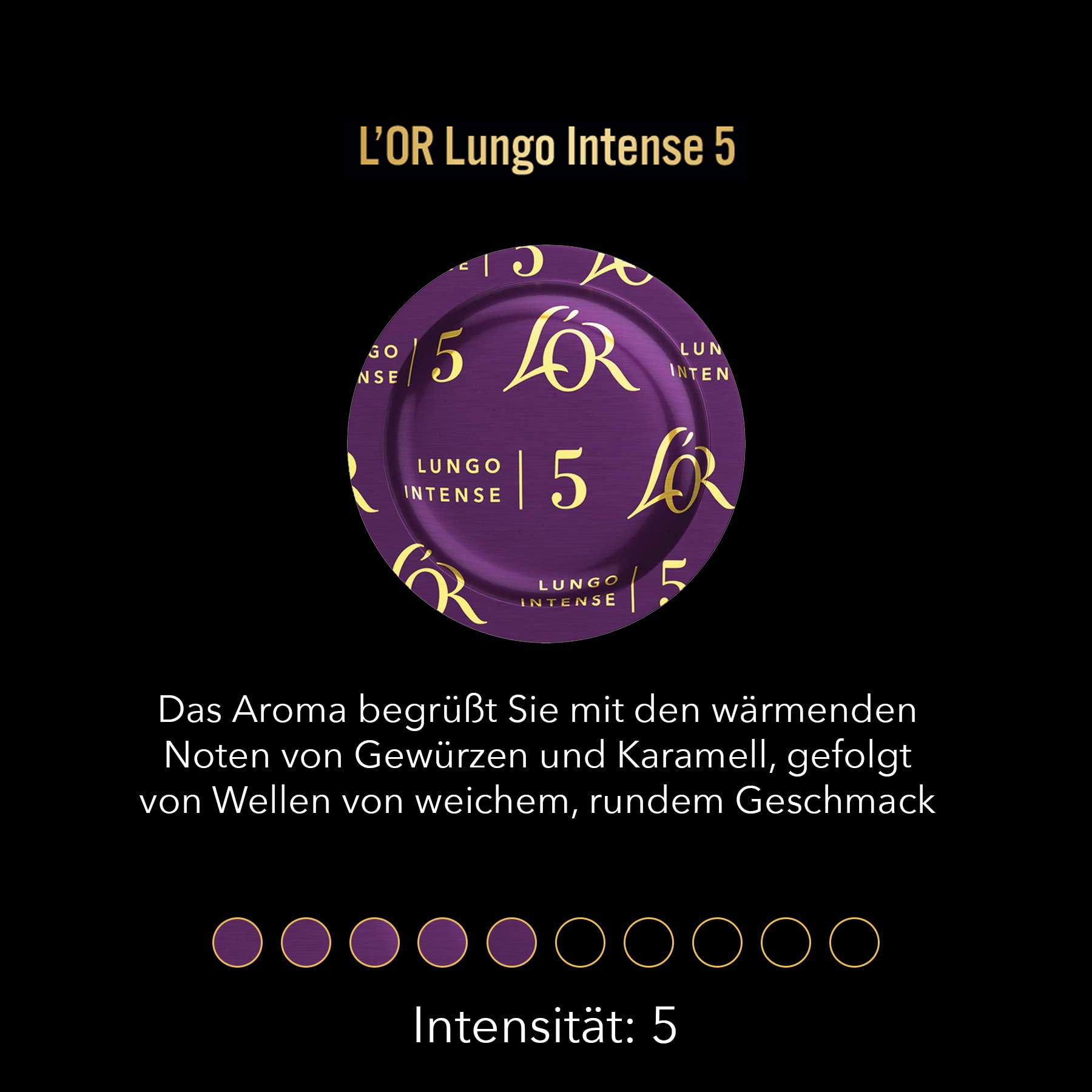 L'OR Suprême Lungo Subtil 3, Kaffeekapseln Nespresso®* Pro kompatibel, Großpackung (6x50 Kaffeepads), mild, Intensität 3/10