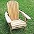 Merry Garden Foldable Wooden Adirondack Chair, Outdoor, Garden, Lawn, Deck Chair, Natural