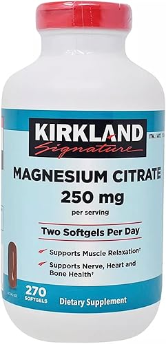 Kirkland Signature Citrato de Magnesio 250 mg (2 Botellas)