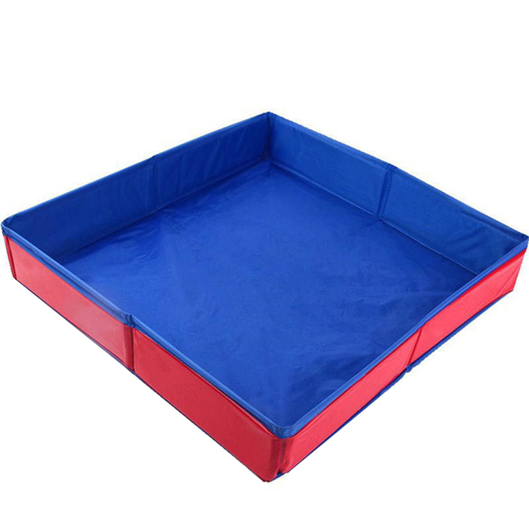 Mesa de Arena 19.69x19.69x3.15, Caja de Arena Plegable de PVC Caja Segura para Exteriores Juguetes Bandeja Divertida Juguetes sensoriales educativos para niños