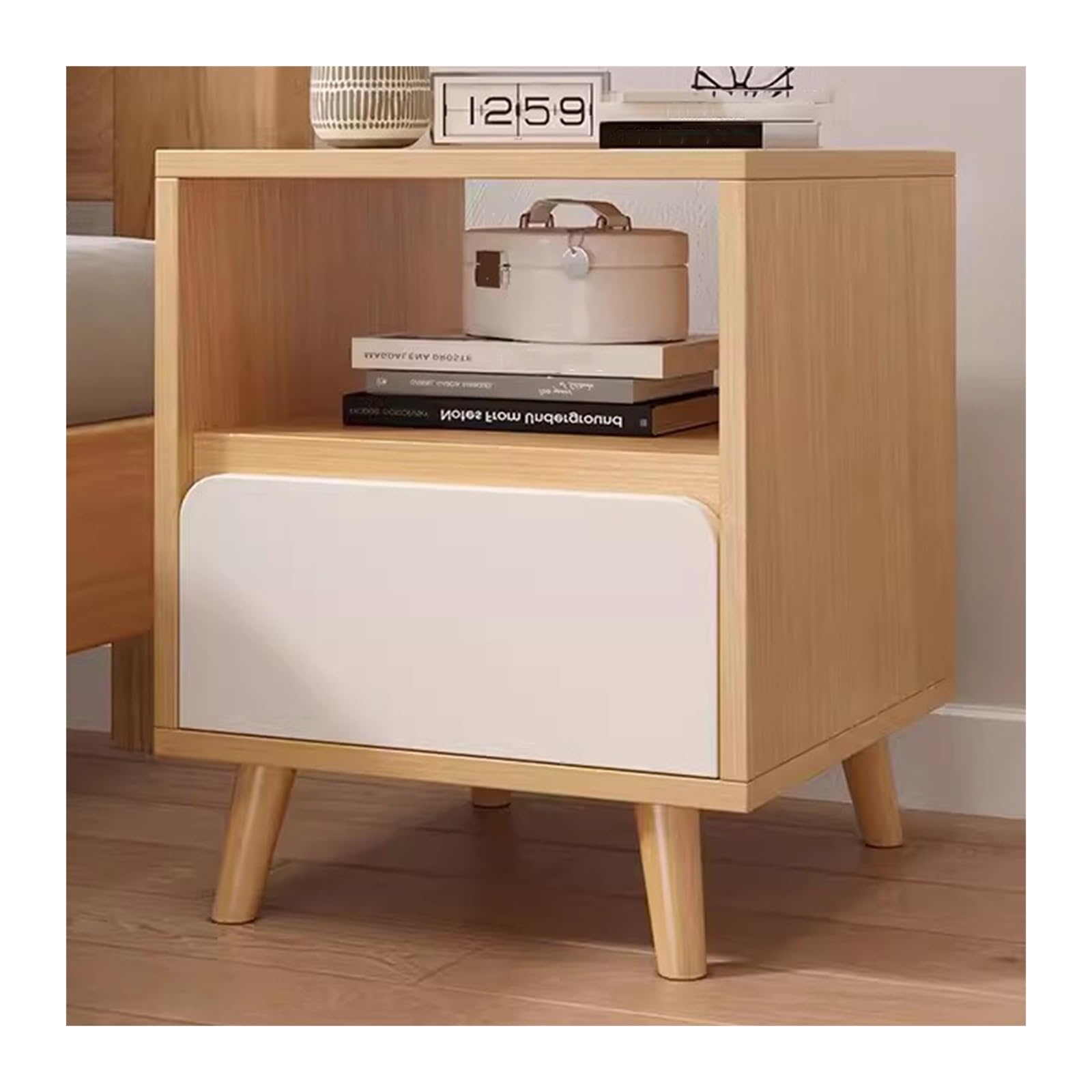Meuble rangement pour petite chambre : la table de chevet minimaliste qui optimise l'espace