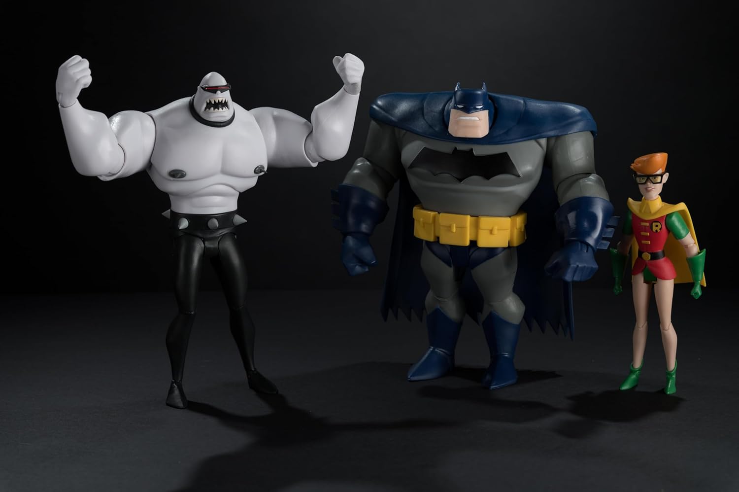 McFarlane The New Batman Adventures Batman Mutant Leader & Robin 3-Pack (Legends of The Dark Knight) Gold Label Toys