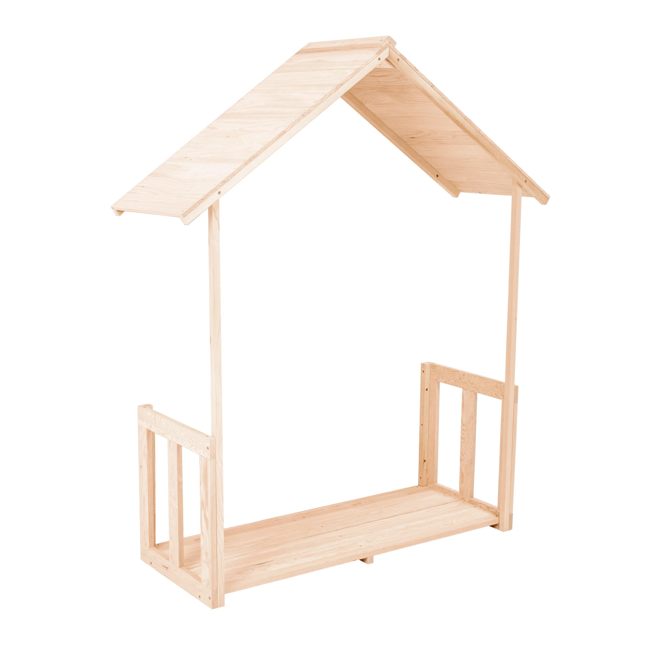 TP Playhouse drewniany zestaw werandy, drewno z certyfikatem FSC, łatwe do zbudowania, rozszerza przestrzeń do zabawy, pasuje do domku zabaw TP Buttercup, zabawa na świeżym powietrzu dla dzieci od 2