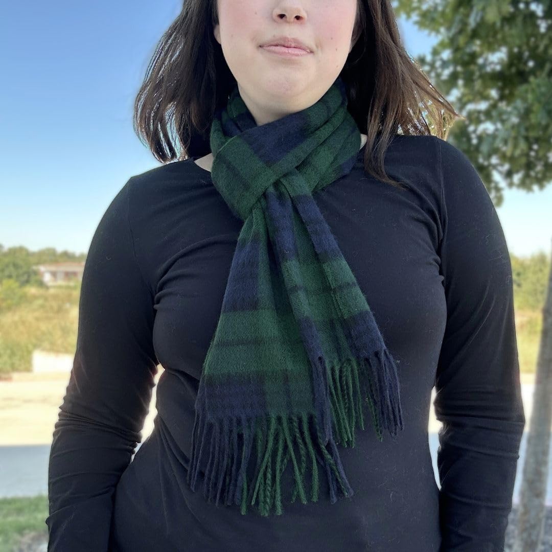Briomhar Women's Cashmere Scarf - Plaid Scarf For Men 100% Cashmere Tartan Made in Scotland - Image 5