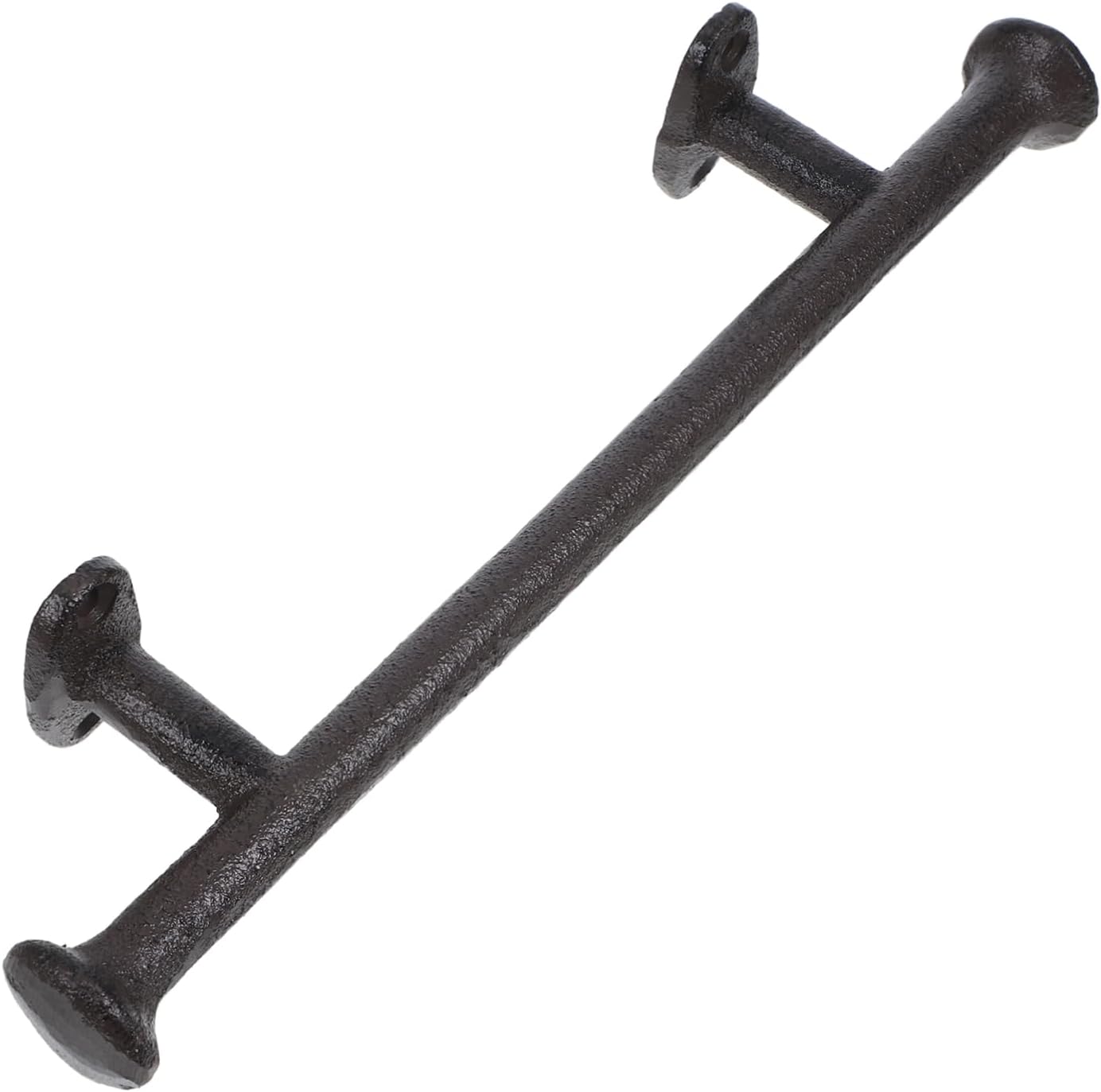 HOMSFOU Vintage Design Cast Iron Handle Door Pull Heavy Duty Hardware for Gate Shed Garage Closet Drawer European Style