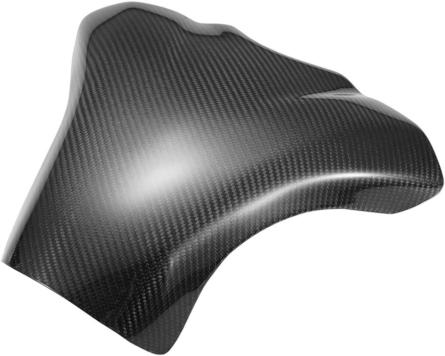 HEINMO Motorcycle Fuel Gas Tank Protector Cover Real Carbon Fiber For Suzu' GSXR1000R GSXR1000 2017-2025 Gloss Weave Finish Motorcycle Accessory