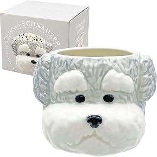 サンアート かわいい食器 「 Wankole ワンコレ 」 シュナウザー お茶碗 おちゃわん 約11cm 犬 グッズ 雑貨 食器 誕生日プレゼント 女性 子供 SAN4908-2