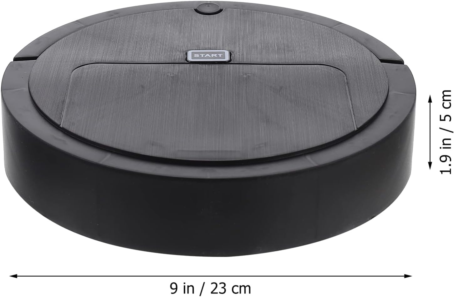 Totority Simulation Automatic Floor Sweep Robot Vacuum Toy Kids Vacuum Robot Cleaner Toy Floor Sweeping Plaything Playhouse Simulation Appliances Black