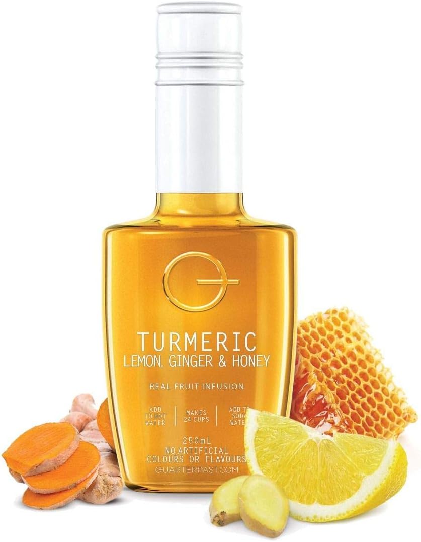 QUARTERPAST Turmeric, Lemon, Ginger and Honey Fruit Tea Infusion