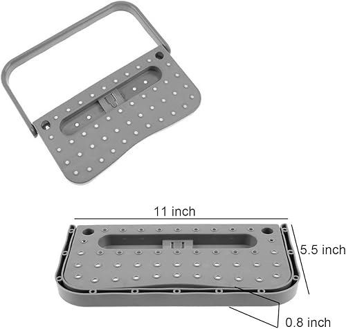 Miniatura 4 de Paquete de 4 zapateros de plástico para colgar en la pared, organizador plegable creativo, estante de almacenamiento para zapatos, soporte adhesivo
