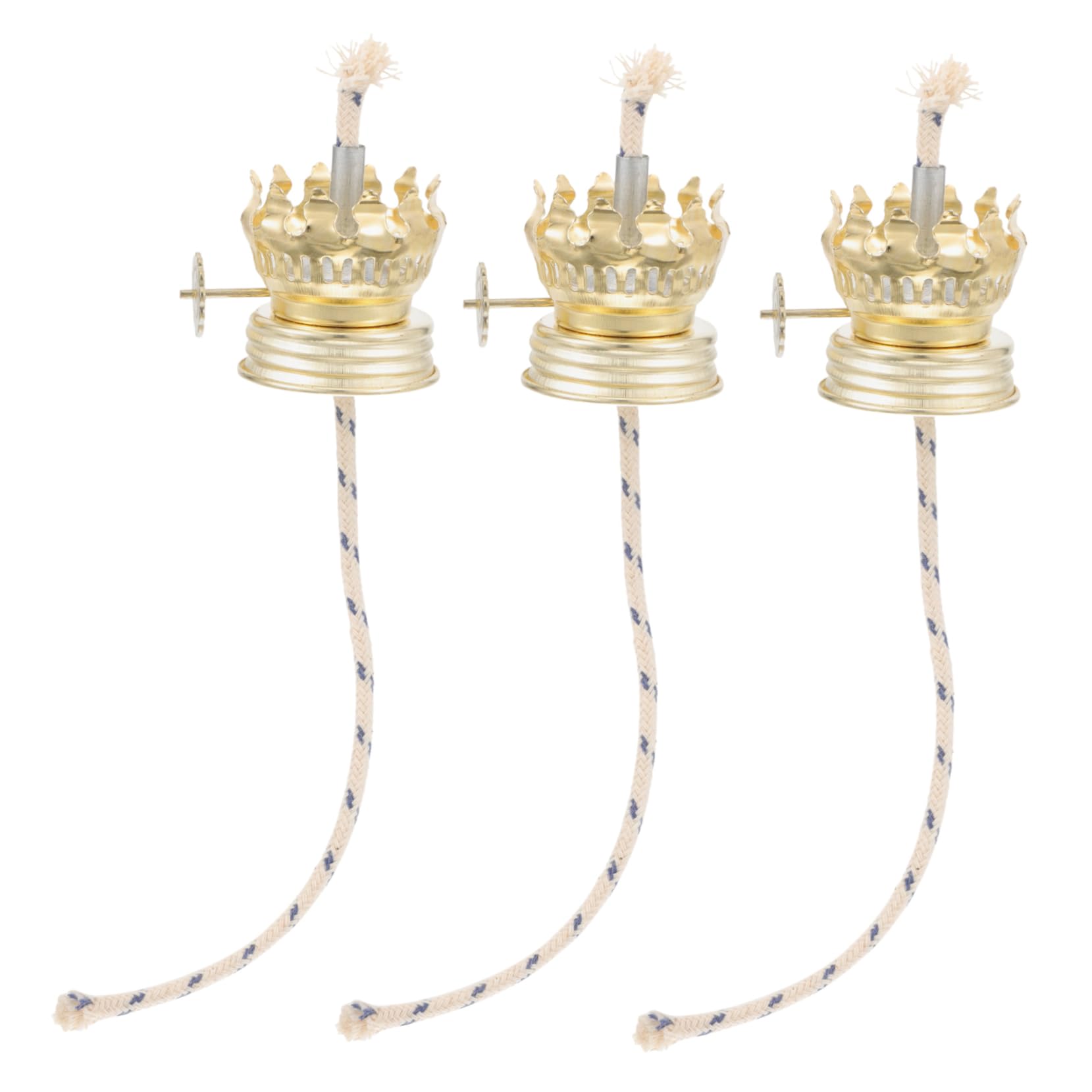 Regulador de lámpara de queroseno vintage PRETYZOOM con mechas aleatorias para decoración, 6 uds