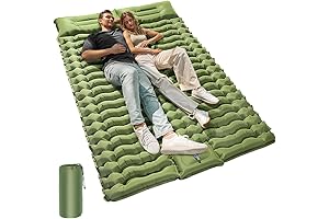 Double Camping Sleeping Pad, 2 Person Ultralight Camping Mattress