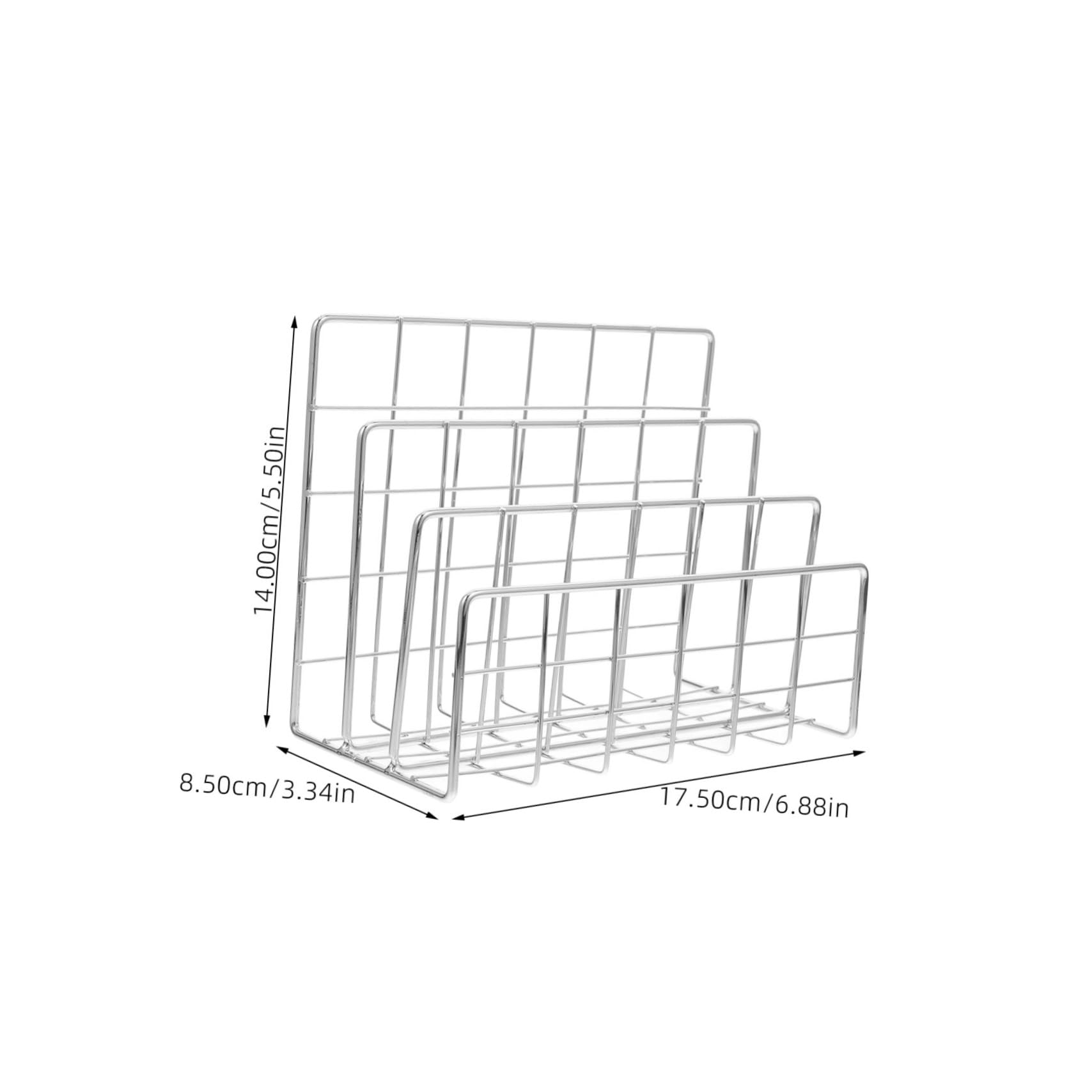 OSALADI Desktop Mail Organizer File Holder Chic Desk File Organizer with Heavy Duty Design for Tidy Workspace Stylish Finish for Home Office Use