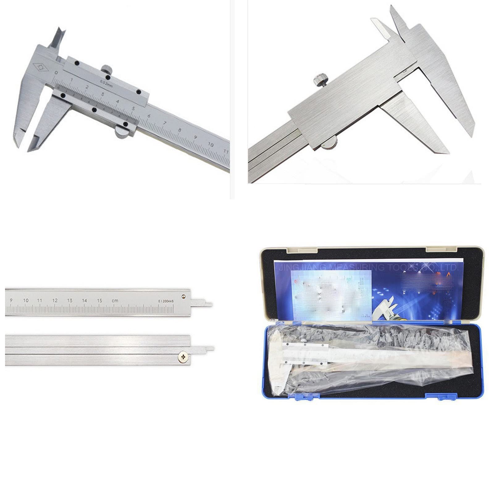 Digitaler Elektronischer Messschieber, Nonius, Für Industrie, Büro, Heimwerken, Für Haushalt Und Industrie,Silver-0-150mm
