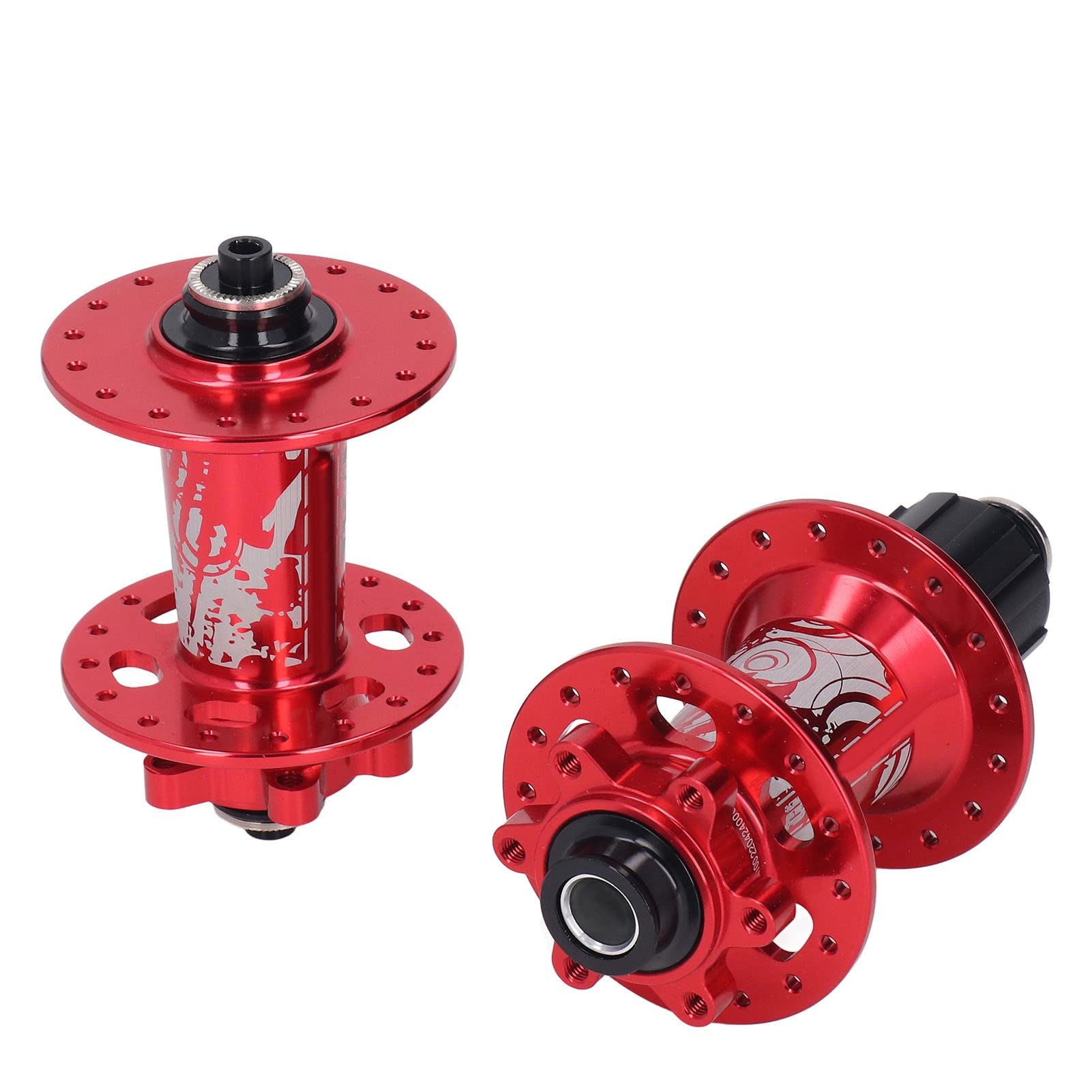 Piasta rowerowa z 32 otworami ze stopu aluminowego w kolorze czerwonym do roweru górskiego