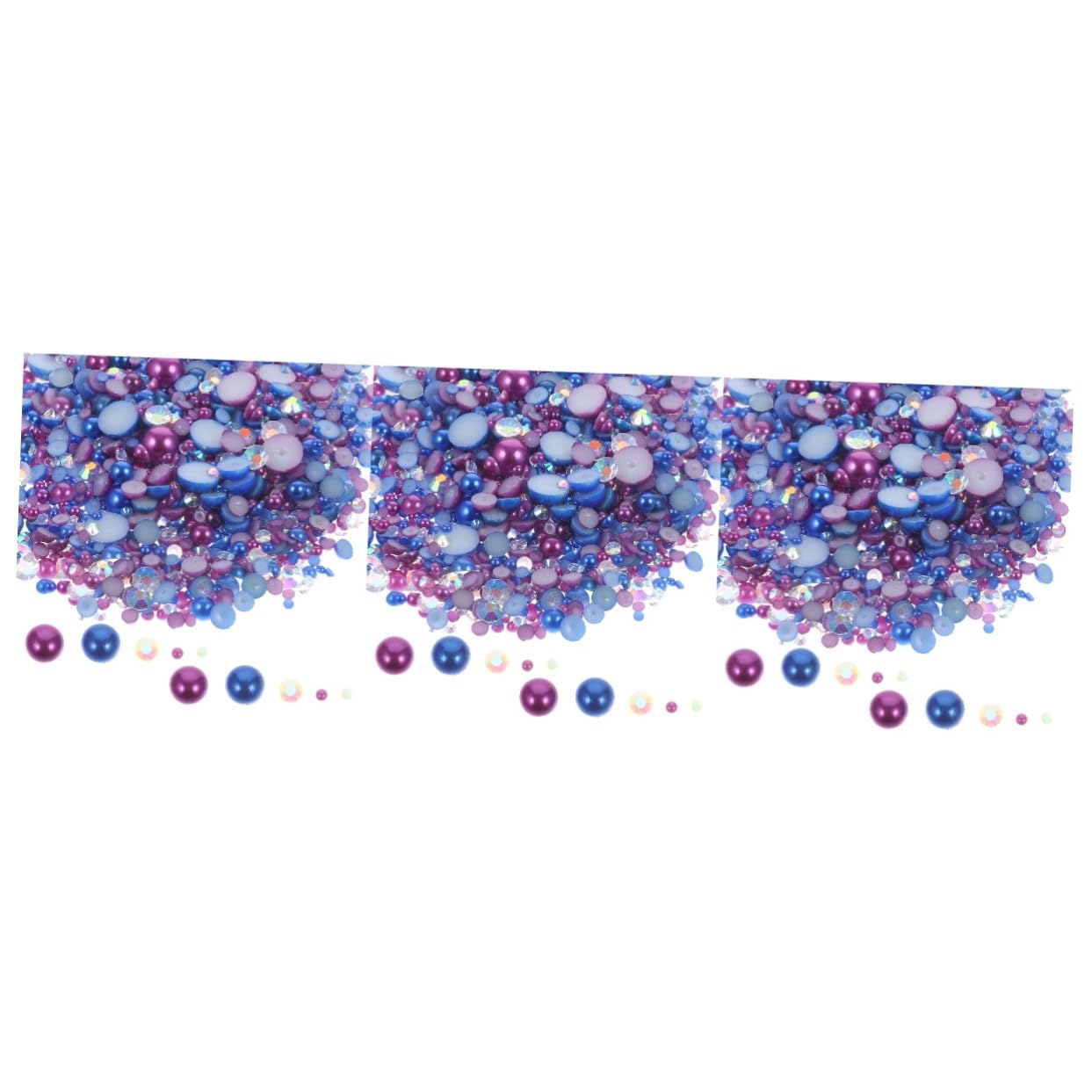 FRCOLOR 3pezzi Decorazioni Per Unghie Charms Multifunzione Colorati Accessori Per Nail Art Decorazioni Per Manicure Uniche e Delicate