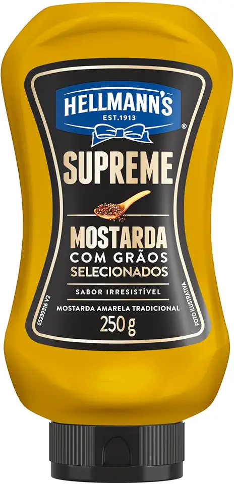 Hellmann's Mostarda Amarela SupremeTradicional Squeeze 250g