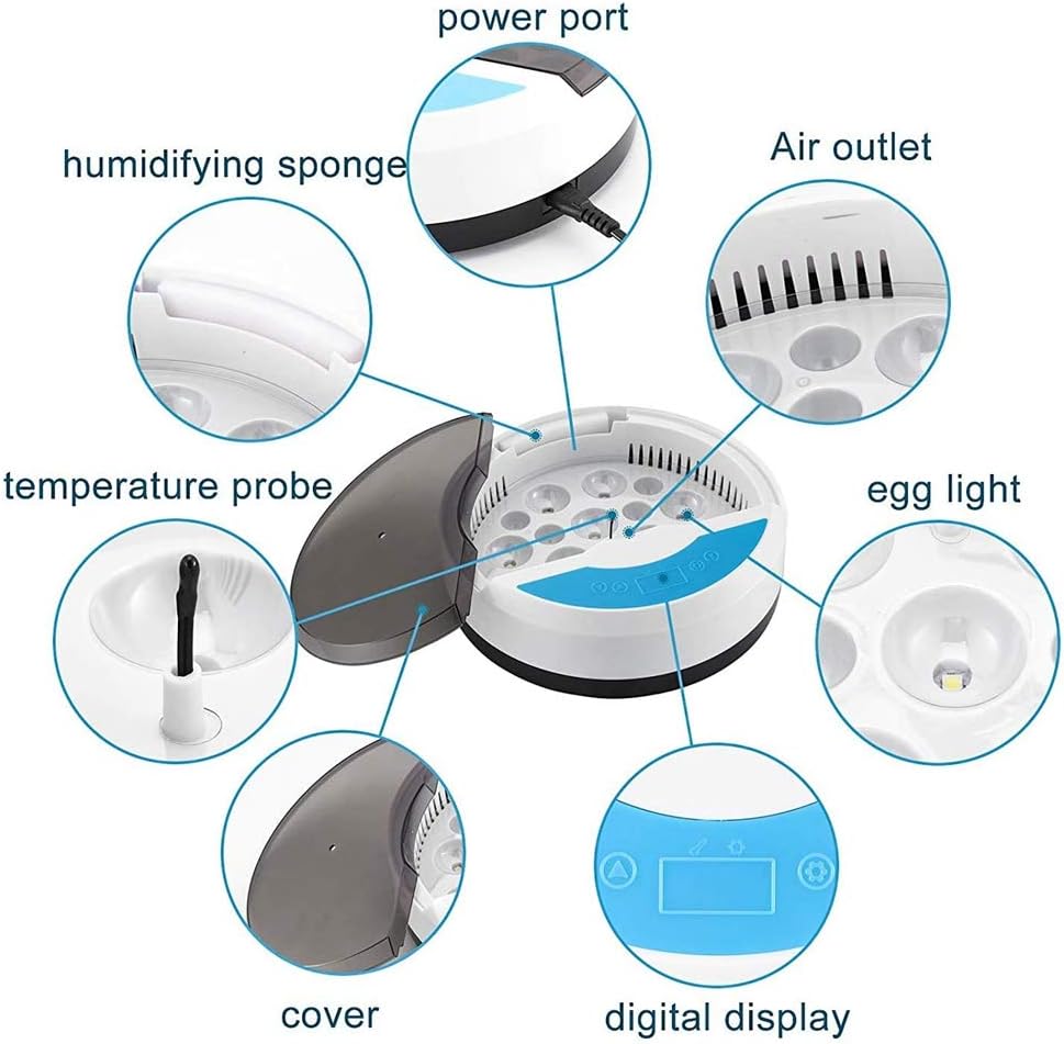 Diagram of incubator components
