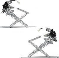 Vista 13 de TRQ Juego de elevalunas eléctrico trasero compatible con Volkswagen Golf 1999-2006 Jetta VW1550102 VW1551102 1999-2005