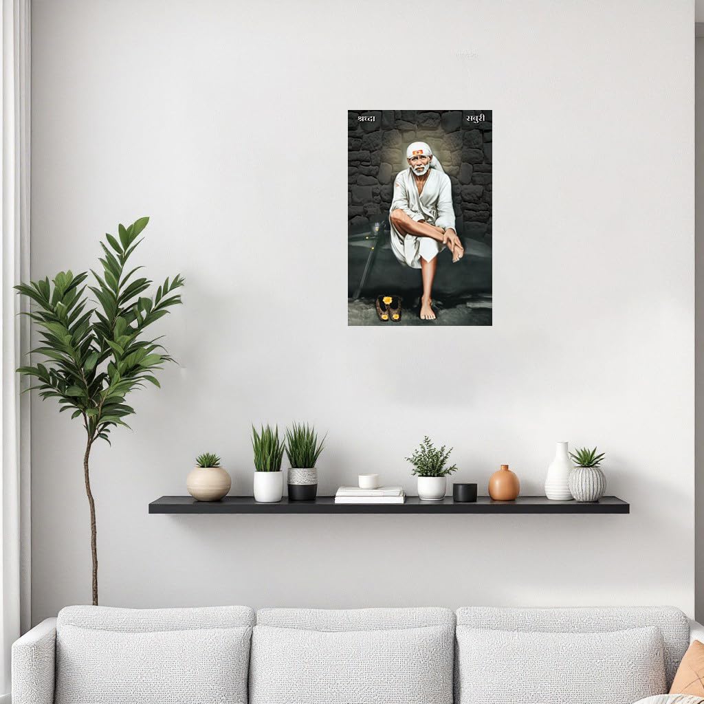 Shirdi Saibaba Wall Poster - 24x36 Inch -5