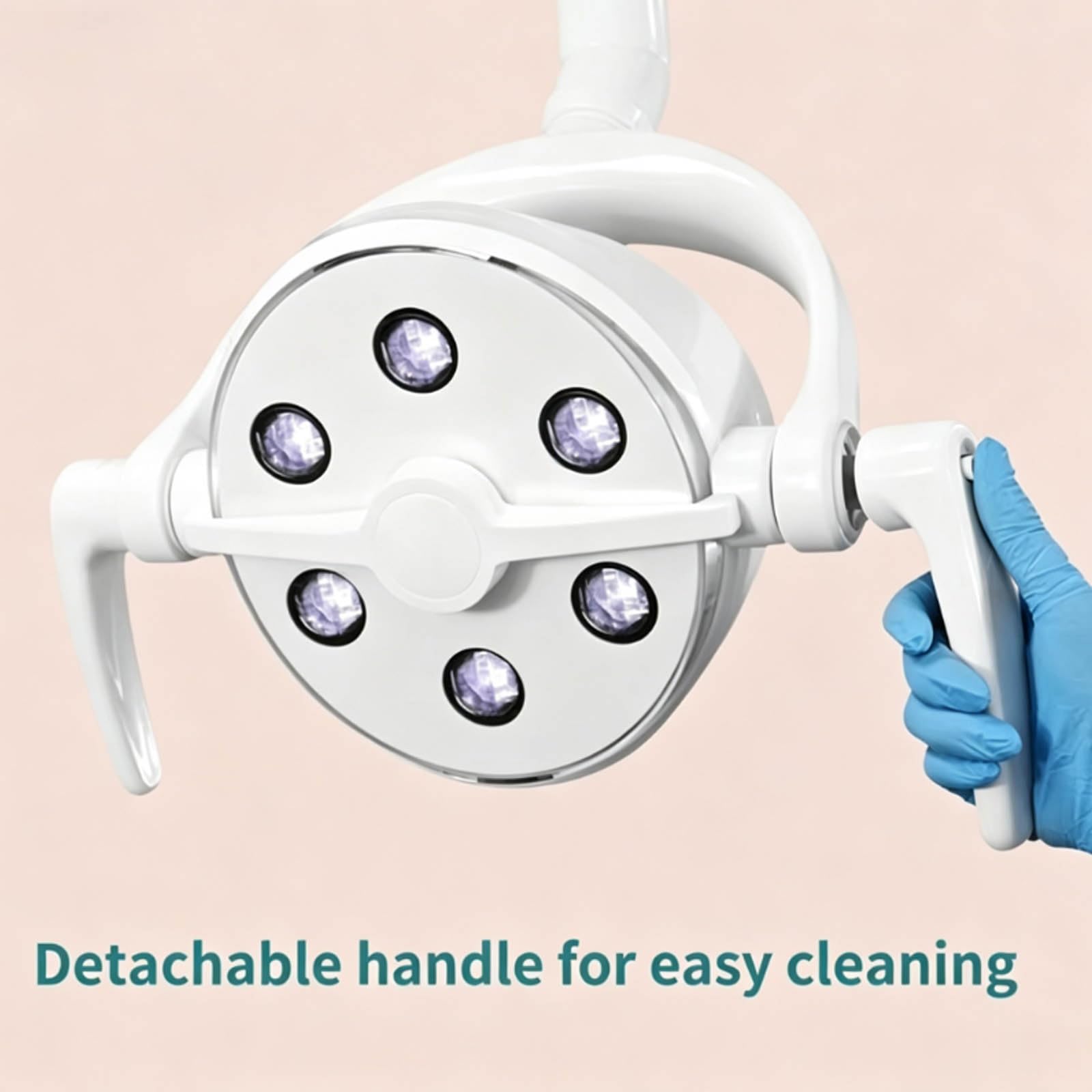 Lampada operatoria da 15 W, Lampada per esami, Luce Senza Ombre con sensore | Lampada operatoria impianti 15W, lampada esami, luce senza ombre con 6 LED ad alta potenza per centri estetici(26mm)