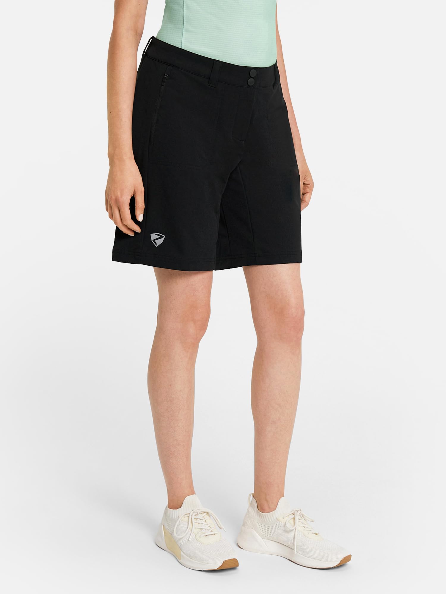 Ziener Damen Fahrrad-Shorts mit Innenhose - Mountainbike/Outdoor/Freizeit Nakoa-z
