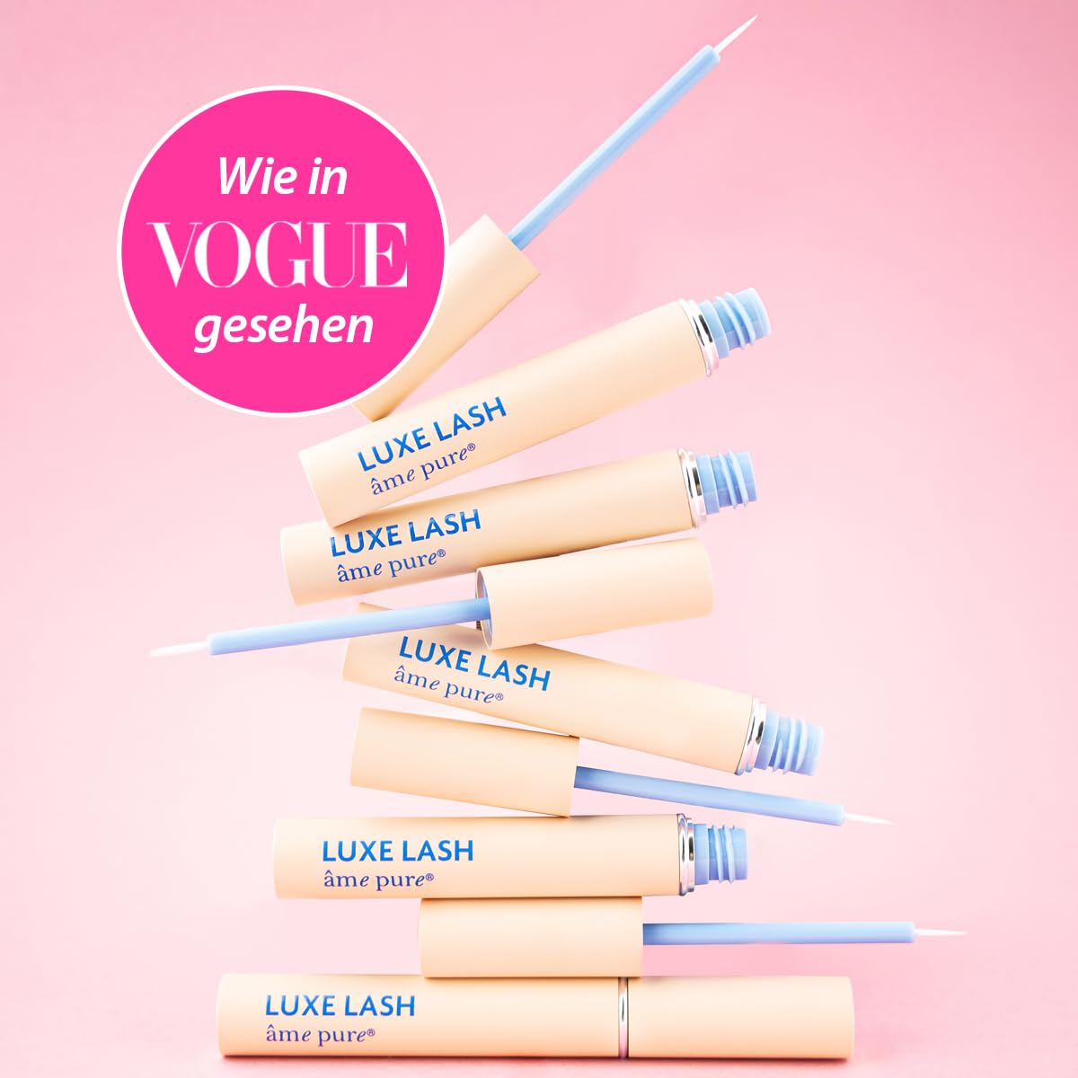 Ame Pure LUXE LASH Wimpernserum – Wimpern Serum für Wachstum und Dichte – Wimpernwachstum Booster für beeindruckend volle lange Wimpern - Sagen Sie dünnen Wimpern Lebewoh - 3ml