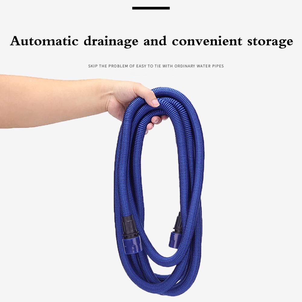 75ft-100ft Tubo da Giardino Flessibile Espandibile Magico Flessibile Acqua Tubo Flessibile UE Tubi in Plastica Tubo con Pistola A Spruzzo per Irrigazione Spray per Lavaggio Auto 50FT