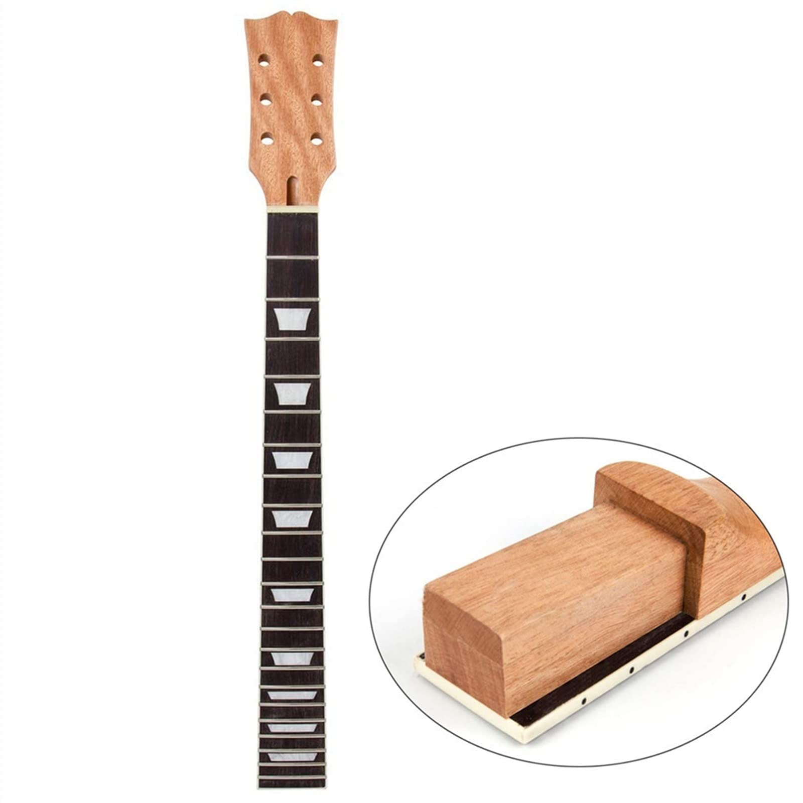 Uchwyt do gitary elektrycznej 22 progi wymienny uchwyt gitary kompatybilny z Gibson do gitary elektrycznej LP