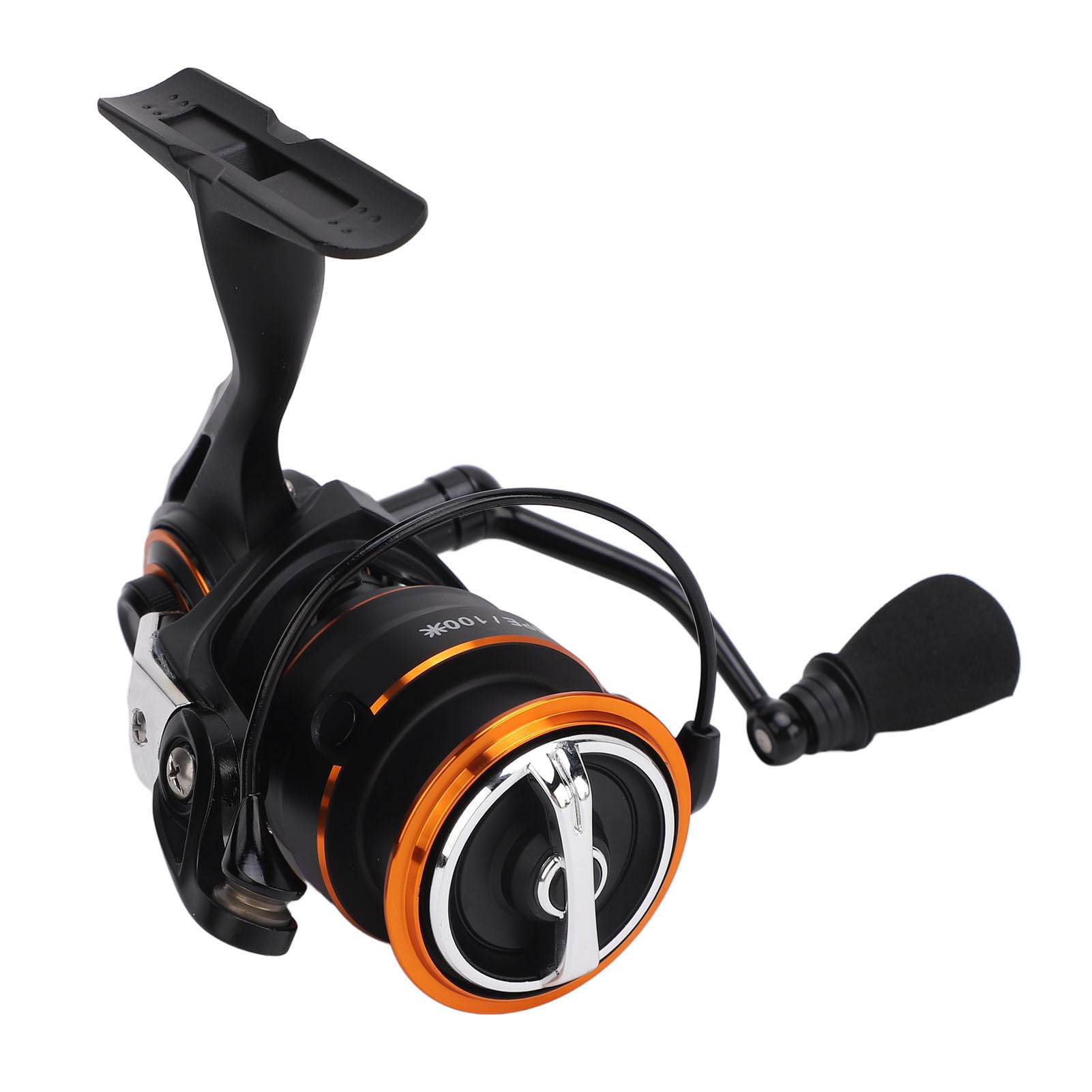 CHICIRIS Moulinet Spinning, Corps en Carbone Léger avec Rapport de Vitesse 5.2:1 Haute rigidité, Poignée Ergonomique Confortable, avec Sac de Rangement pour la Pêche