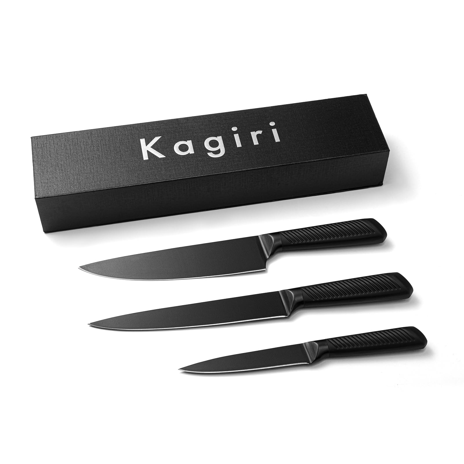 高級包丁　3本　^ ^ Amazon | Kagiri 包丁 3本セット 黒 牛刀 スライスナイフ 万能ナイフ