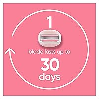 Vista 4 de Gillette Venus ComfortGlide - Rastrillo de afeitar para mujer, té blanco (1 mango + 4 cuchillas de repuesto)