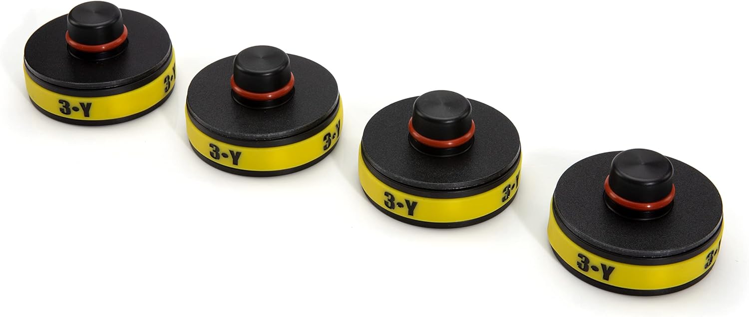 Steelman Jack Pad Lifting Puck Set Compatible for Tesla Model 3/Y, 4-Puck Set for Safe Lifting, Protects Battery and Undercarriage, Friction Fit (60994)