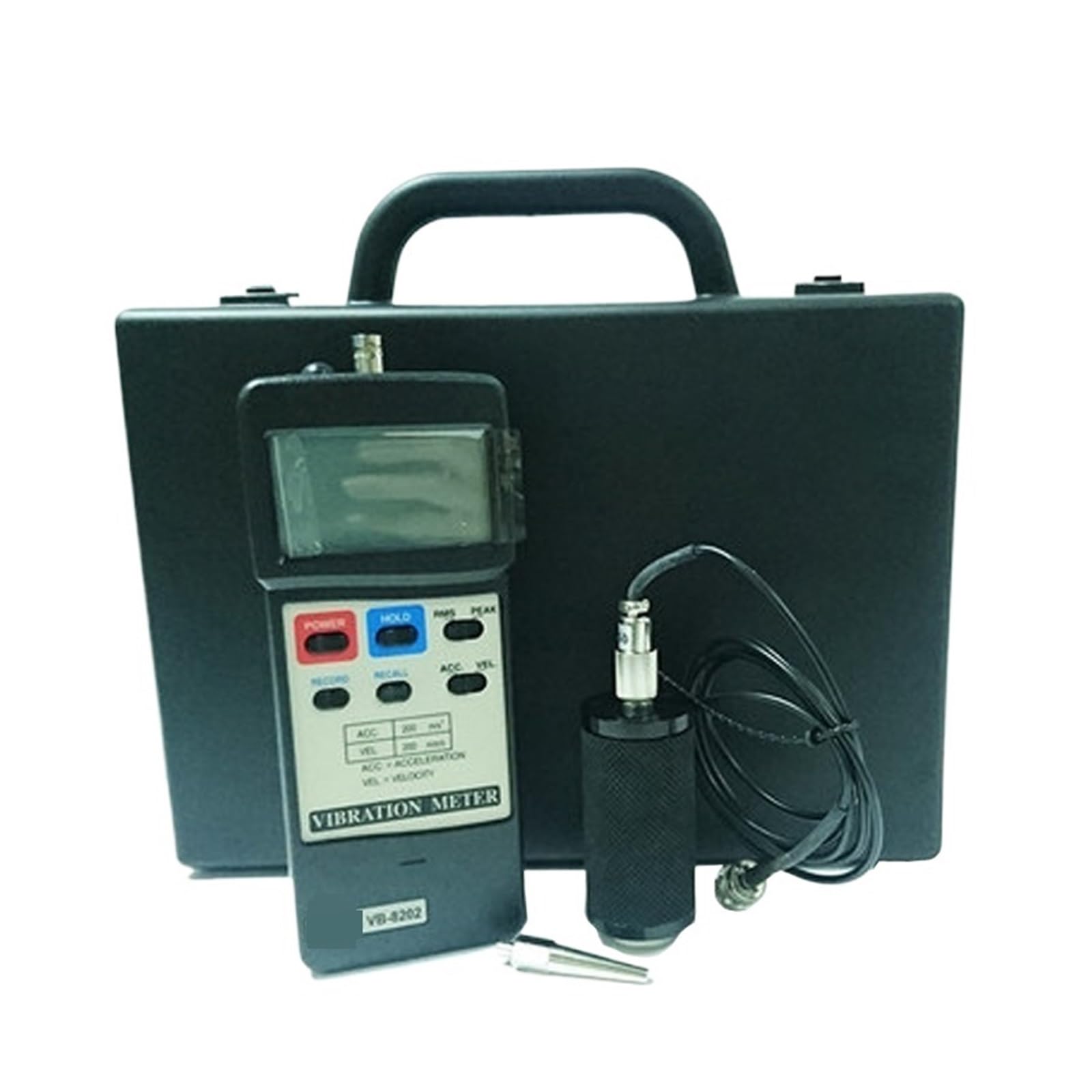 Medidor de vibración digital, medidor de vibración VB8202, medidor de vibración digital, medidor de vibración para uso a largo plazo, medición de desplazamiento de velocidad,