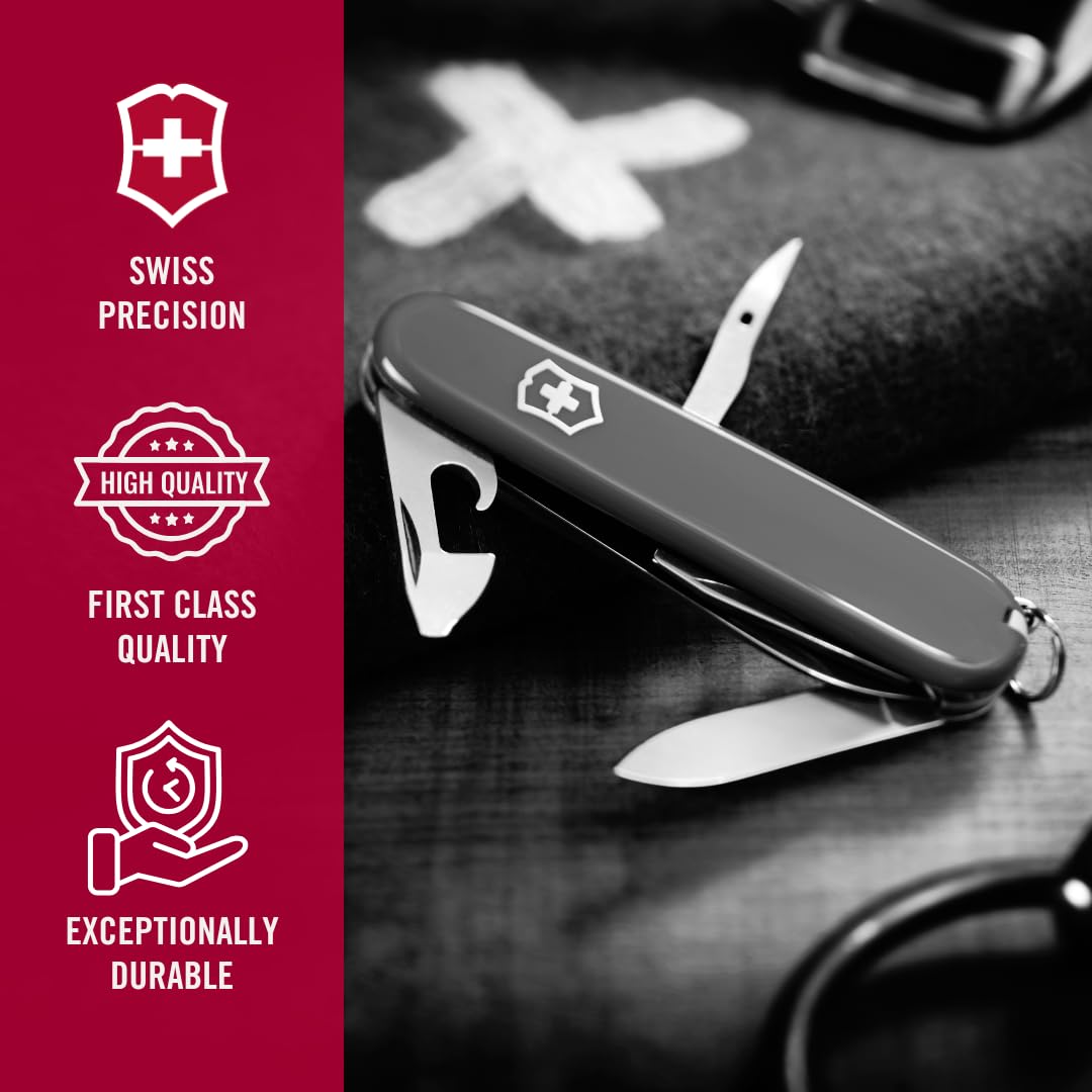 Victorinox Taschenmesser Spartan (12 Funktionen, Klinge, Korkenzieher, Dosenöffner, Kapselheber, Pinzette)