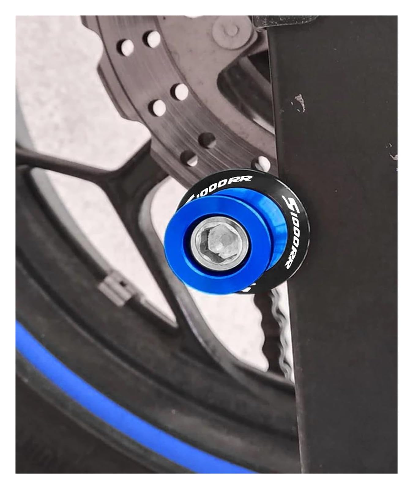 Bobines Curseur Bras Oscillant Moto – Pour S1000R/RR 2009-2025, Aluminium CNC, Couleur Au Choix (bleu, Noir, Rouge, Or, Vert, Orange, Titane)