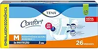 Tena Confort, Fralda Geriátrica para Incontinência Urinária, M - 26 unidades